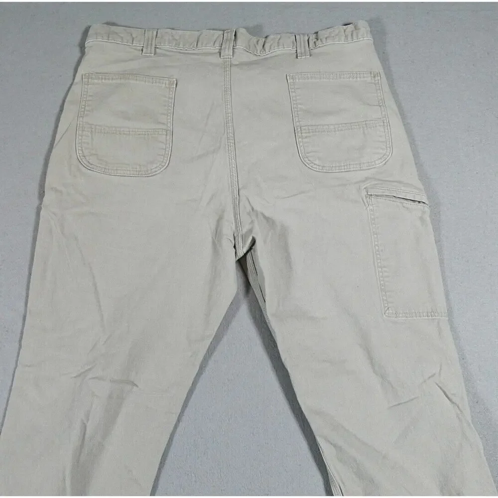 Carhartt Work Pants Size 40x28Gray Relaxed Fit Outdoor side Pocket‎ Tag 42x30